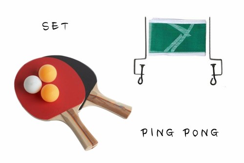 Set ping pong racchette - ping, rete